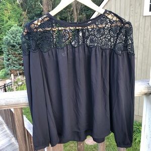 Ann Taylor Loft lacy work blouse!